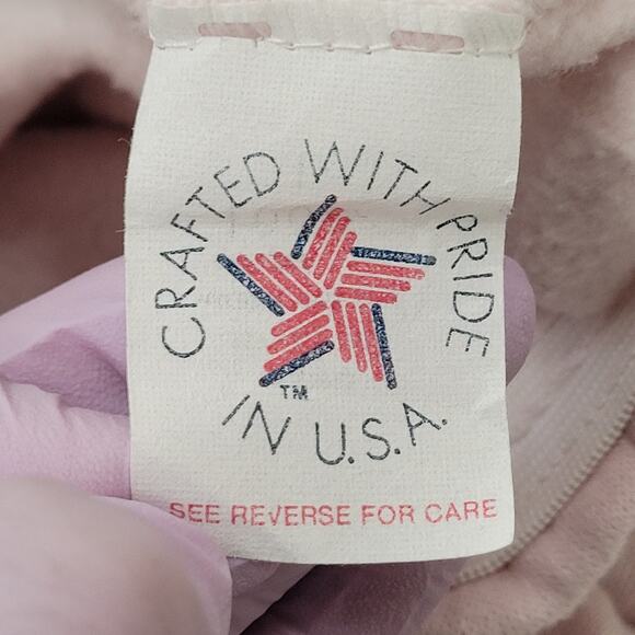 Vintage 80s Gym Shorts Womens M/L Pink USA - Picture 4 of 13